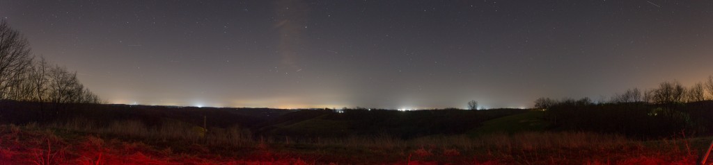 Greene County Observing Site at Night